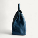 Bolsa Hermès Kelly 32 Togo Cobalt com Ferragens Palladium