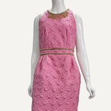 Vestido Moschino Pink com Correntes Gold