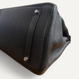 Bolsa Hermès Birkin 35 Togo Noir com Ferragens Palladium