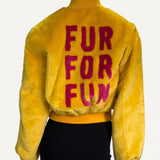 Bomber Moschino Amarela com Rosa