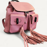 Mochila Gucci Bamboo Rosa