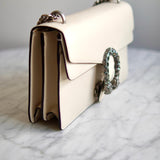 Bolsa Gucci Original Dionysus Couro Off White