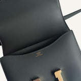 Bolsa Hermès Constance 18 Swift Vert Mangrove com Ferragens Permabrass