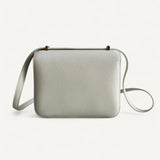 Bolsa Hermès Constance 18 Evercolor Blanc com Ferragens Croco Shiny Havane