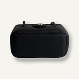 Bolsa Chanel Preppy Coco Long Vanity Bag Preta