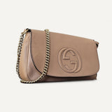 Bolsa Gucci Soho Flap Medium Bege