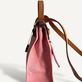 Bolsa Hermès Herbag Zip 31 satchel Com ferragens Palladium