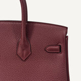 Bolsa Hermès Birkin 25 Togo Rouge H Ghw
