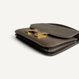 Bolsa  Hermès Constance 18 Swift Etoupe com Ferragens Gold