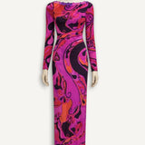 Vestido Emilio Pucci Orquidea Print