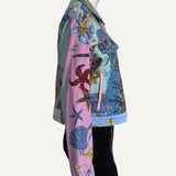 Jaqueta Versace com Estampa Azul