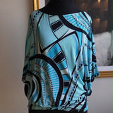 Camisa Emilio Pucci com Estampa Azul