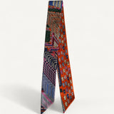 Twilly Hermès Panti City Blue Silk