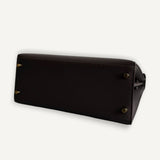 Bolsa Hermès Kelly 28 Epsom Gris Etain com Ferragens Gold