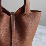 Bolsa Hermès Picotin 18 Gold com Ferragens Palladium