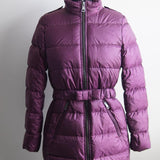 Jaqueta Burberry Nylon com Pêlos Burgundy