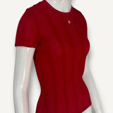 Camiseta Chanel Coco Beach Cotton Red