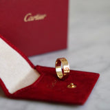 Anel Cartier LOVE em Ouro Amarelo 18k Aro 16