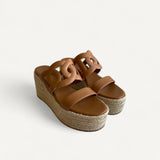 Sandália Hermés Ithea 30 Espadrille Gold