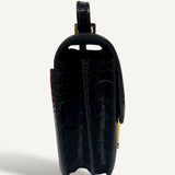 Bolsa Hermes Constance 18  Croco Com Ferragens Gold