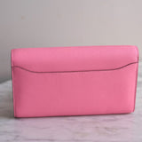 Bolsa Hermès Constance Wallet To Go Epsom Rose Azalee com Ferragens Palladium