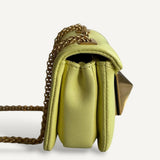 Bolsa Tiracolo Valentino One Stud Micro Amarela