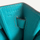 Bolsa Hermès Kelly 32 Vert Verone com Ferragens Palladium