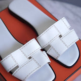 Sandália Hermès Idioma Branca