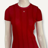 Camiseta Chanel Coco Beach Cotton Red