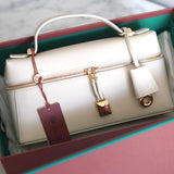 Bolsa Loro Piana L23 Calfskin Sunday Morning | Sun Gold