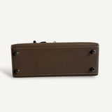 Bolsa Hermès Kelly 25 Epsom Etoupe com Ferragens Palladium