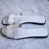 Sandália Hermès Idioma Branca