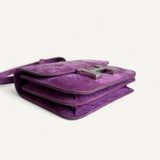 Bolsa Hermès Constance 18 Doblis Violet Clair com Ferragens Palladium