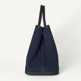 Bolsa Hermès Garden Bleu Marine/Noir com Ferragens Palladium