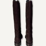 Bota Christian Dior D-Town Boot Suede Chocolate Brown