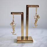 Brinco Saint Laurent Summer Gold PalmTree
