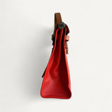 Bolsa Hermès Herbag 31 Orange Mecano com Ferragens Palladium