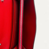 Bolsa Hermés Constance To Go Rouge Radieux com Ferragens Palladium