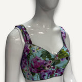 Top Dolce&Gabbana Jacquard com Estampa Floral