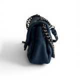Bolsa Chanel Classic Flap Azul marinho