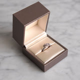 Anel Bvlgari Serpenti Viper Ouro Banco 18K com Diamantes