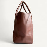 Bolsa Chanel Executive Cerf Tote Bag Beige