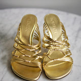 Sandália Bottega Veneta Knot Dourada