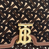 Bolsa Burberry Medium Flocked TB Monogram
