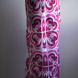 Saia Dolce & Gabbana Majolica-Print Marquisette Lápis
