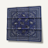 Bandana Hermes 55 Les Tortues Marine | Noir |  Blanc