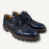 Oxford Louis Vuitton Voltaire Derby Azul Marinho
