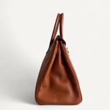 Bolsa Hermès Birkin 30 Barenia com Ferragens Palladium