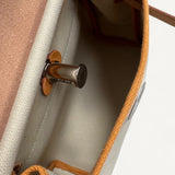 Bolsa Hermès Herbag Mini Toile Écru com Ferragens Palladium