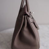 Bolsa Hermès Birkin 25 Togo Etoupe com Ferragens Palladium